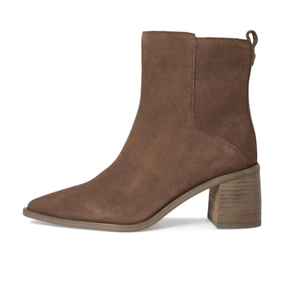 Vince Camuto Lorelai Block Heel Bootie - Toasted Taupe - Picture 2 of 4